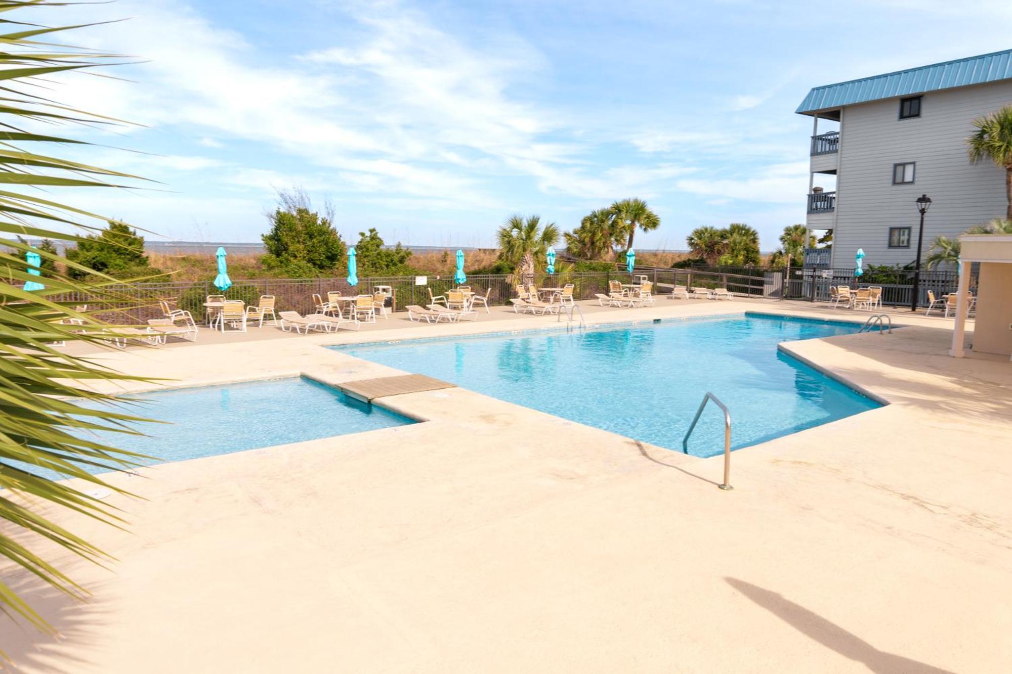 Beach-Pool-Private Balcony Tybee Island Exterior foto